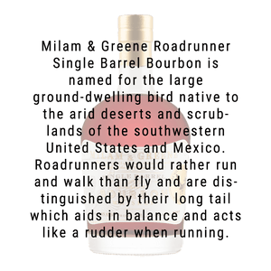 Milam & Greene Roadrunner Bourbon Whiskey 750mL