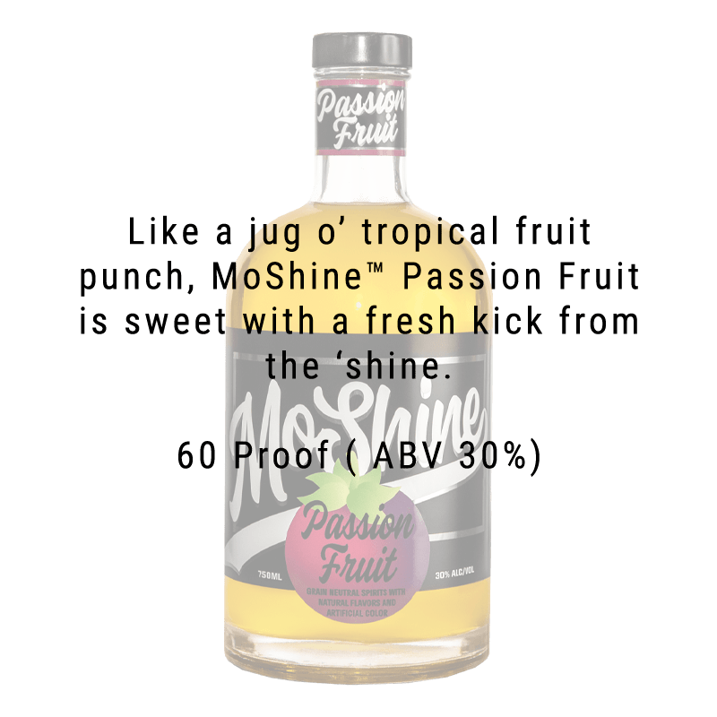 
            
                Load image into Gallery viewer, MoShine Passion Fruit Moonshine 750ml
            
        