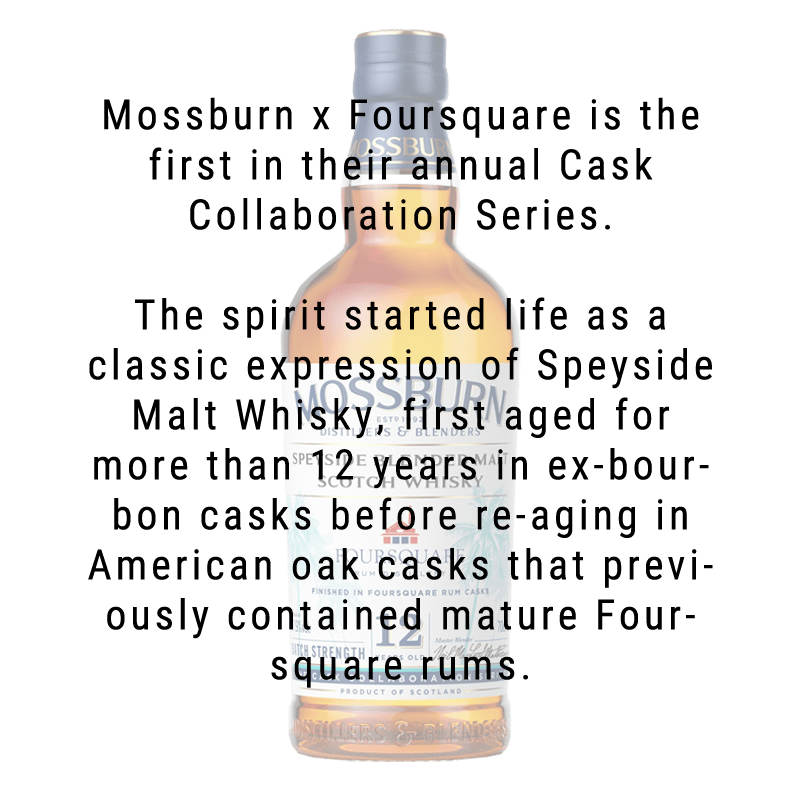 Mossburn Speyside Blended Malt Scotch Whiskey 12 Year 750mL
