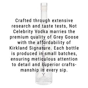 Not Celebrity Vodka 750ml