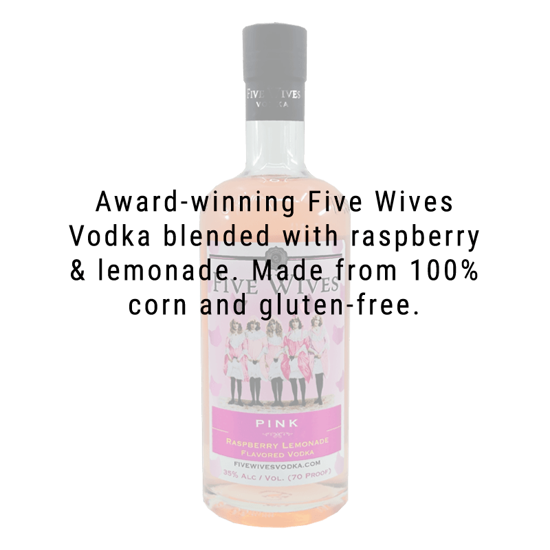 Ogden's Own Distillery Five Wives Pink Vodka 750ml