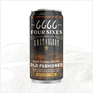 Four Sixes Grit & Glory Old Fashioned 4 Pack 12.oz