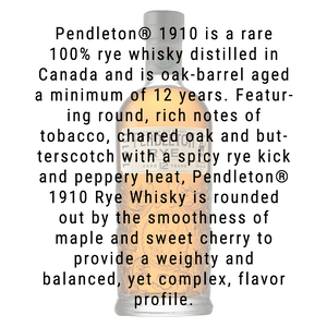 Pendleton 1910 12 Year Rye Whiskey 750mL