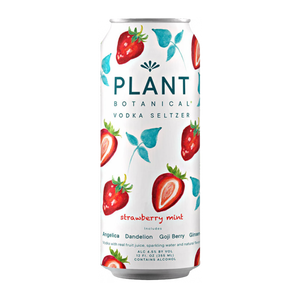 
            
                Load image into Gallery viewer, Plant Botanical Vodka Seltzer Strawberry Mint 12.oz 4 Pack
            
        