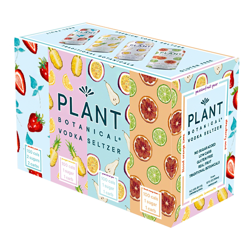 
            
                Load image into Gallery viewer, Plant Botanical Vodka Seltzer Variety Pack 12.oz 8 Pack
            
        