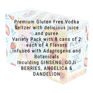 
            
                Load image into Gallery viewer, Plant Botanical Vodka Seltzer Variety Pack 12.oz 8 Pack
            
        