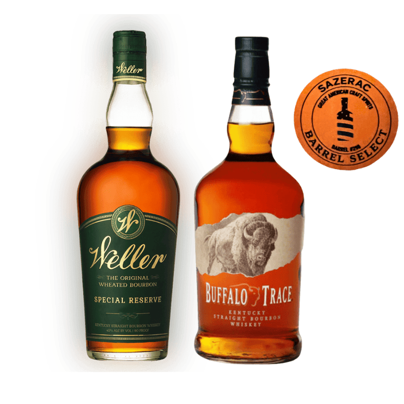 Weller Special Reserve & Buffalo Trace Great American Barrel Pick #298 1 Liter bundle