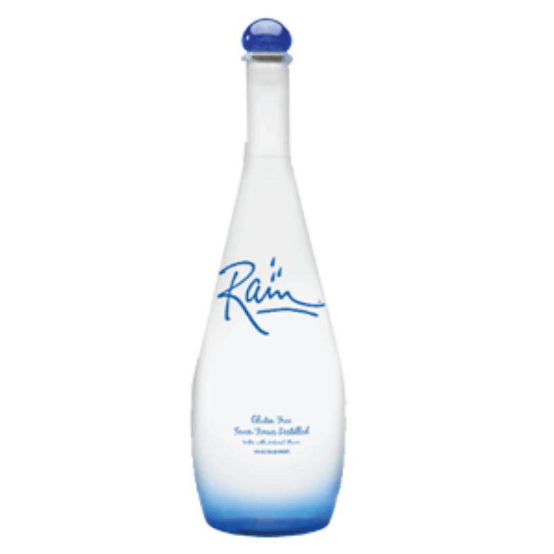 Bottle of Rain Vodka - Premium Quality 750ml Vodka with Clear, Crisp Design