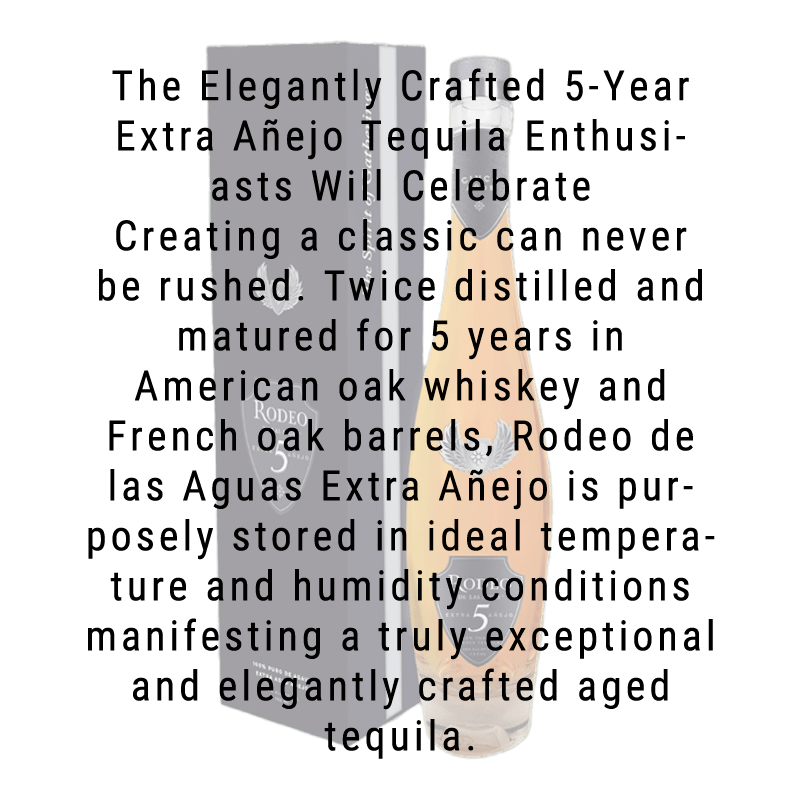 
            
                Load image into Gallery viewer, Rodeo De Las Aguas Tequila Extra 5 Year Anejo 750mL
            
        