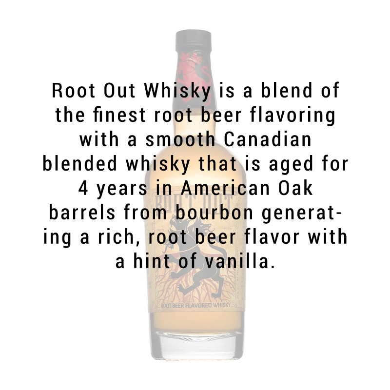Root Out Root Beer Flavored Whisky 750mL