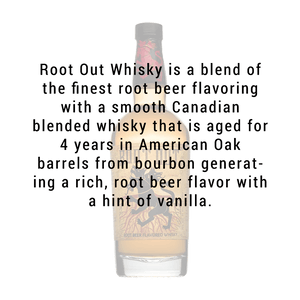 Root Out Root Beer Flavored Whisky 750mL