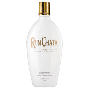 RumChata Original Liqueur bottle featuring creamy cinnamon and vanilla flavors, 750ml.