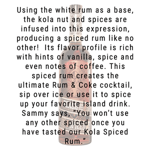 Sammy's Beach Bar Rum Kola Spiced 750mL