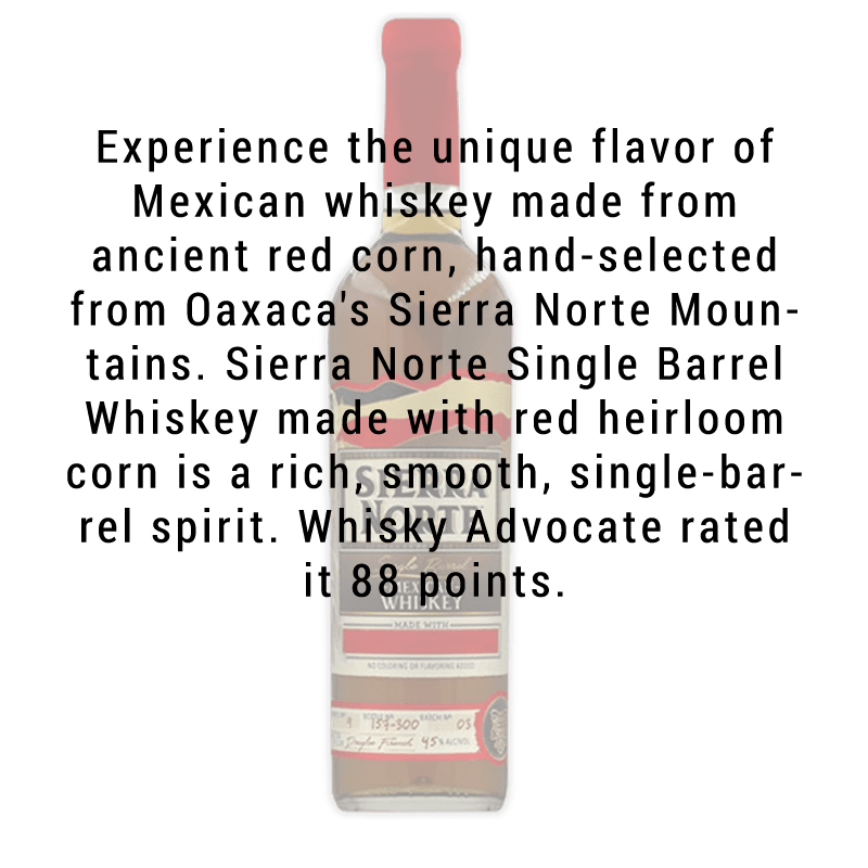 Sierra Norte Native Oaxacan Red Corn Whiskey 750mL