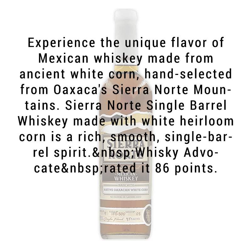Sierra Norte Native Oaxacan White Corn Whiskey 750mL