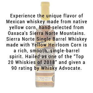 Sierra Norte Native Oaxacan Yellow Corn Whiskey 750mL