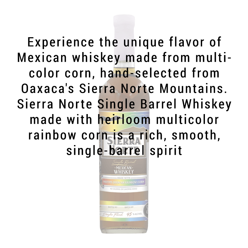Sierra Norte Native Oaxacan Rainbow Corn Whiskey 750mL