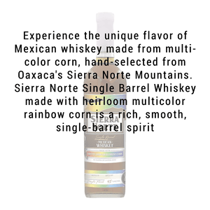 Sierra Norte Native Oaxacan Rainbow Corn Whiskey 750mL
