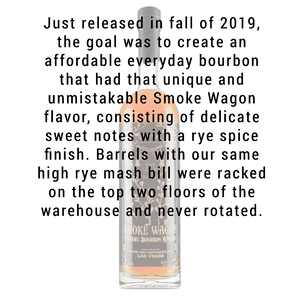Smoke Wagon Straight Bourbon Whiskey 750mL