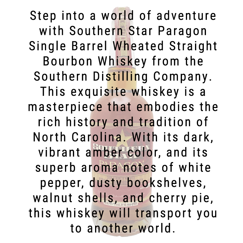 Southern Star Paragon Cask Strength Wheated Whiskey Barrel Pick 750mL