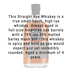 Spirit Works Distillery Straight Rye Whiskey 750mL