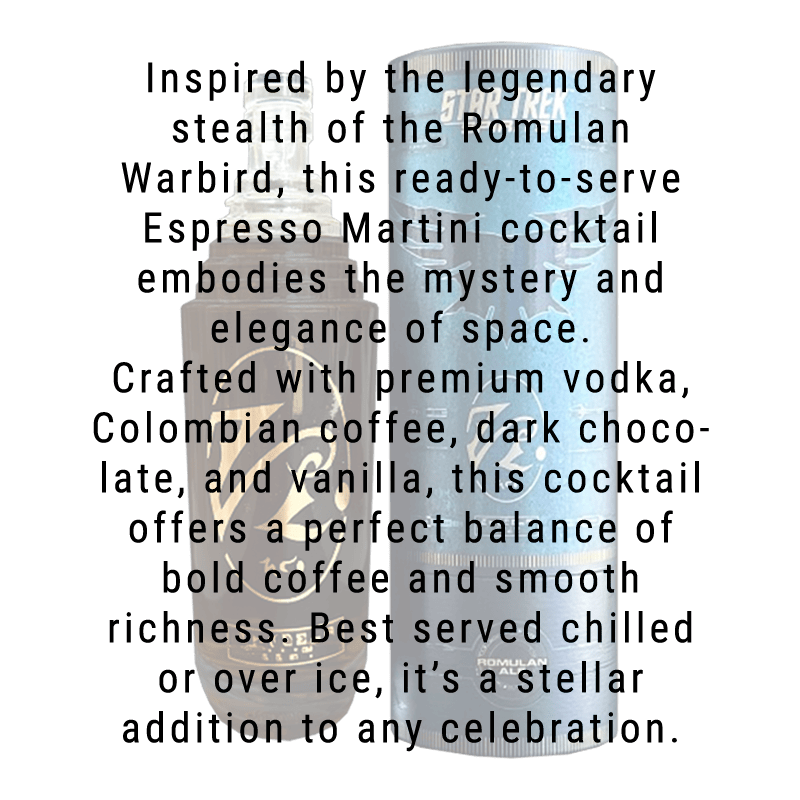 Star Trek Spirits Romulan Ale Espresso Martini 750mL