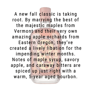 Straightaway Cocktails Maple Old Fashioned 750mL