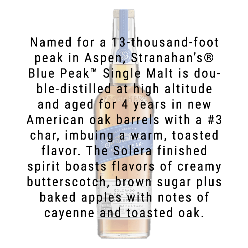 Stranahan's Blue Peak Colorado Whiskey 750mL