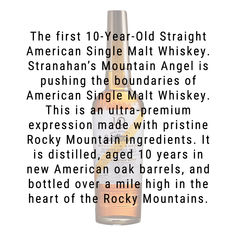Stranahan's Mountain Angel Colorado 10 Year Whiskey 750mL