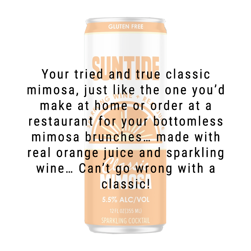 Suntide Classic Mimosa 12.oz 4 Pack