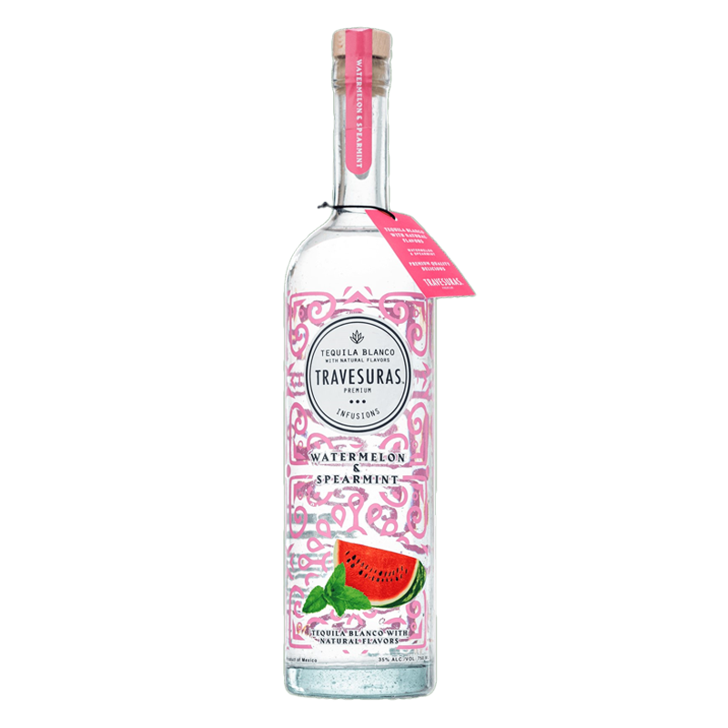 
            
                Load image into Gallery viewer, Tequila Travesuras Watermelon Spearmint Tequila 750mL
            
        