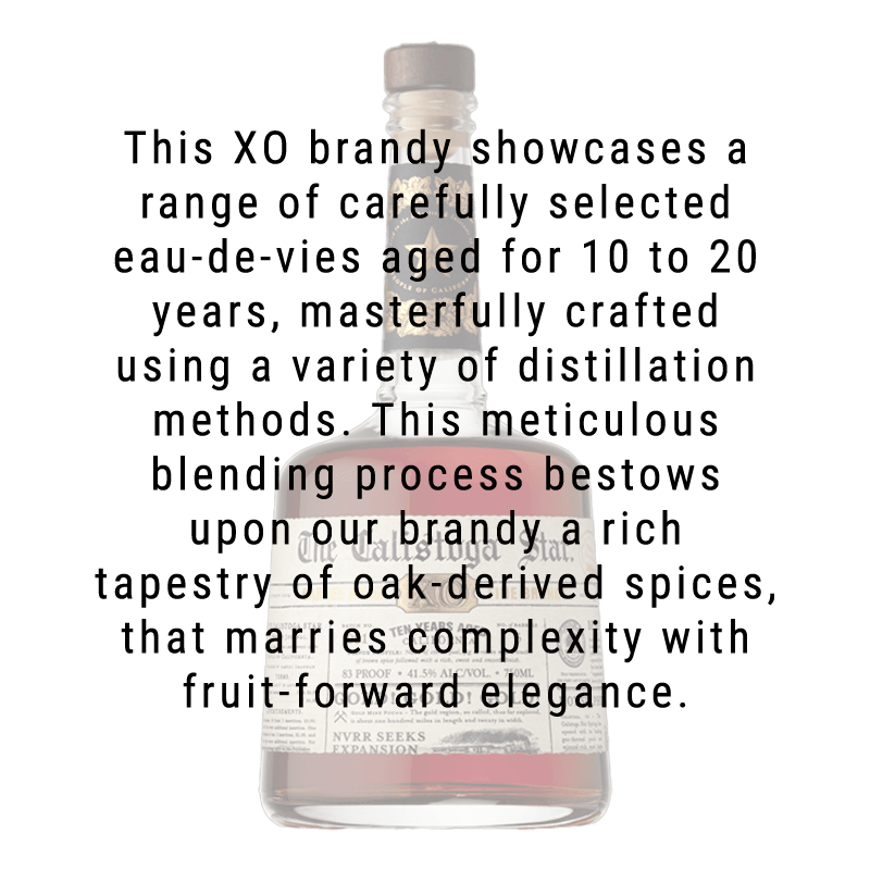The Calistoga Star XO Barrel Aged Brandy 750mL