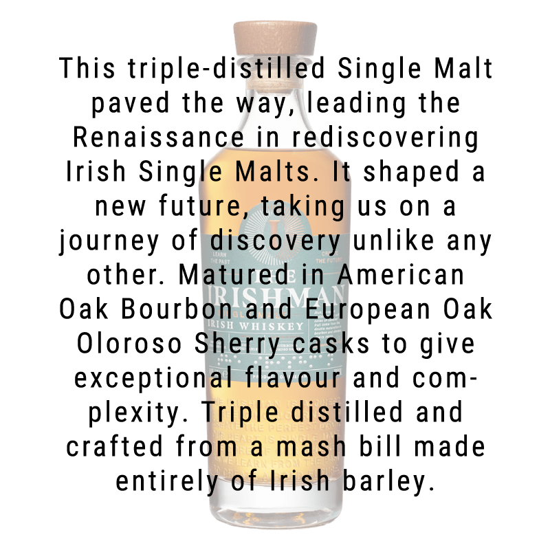 The Irishman Single Malt Irish Whiskey 750mL