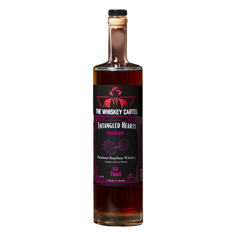 The Whiskey Cartel Entangled Hearts Raspberry Whiskey 750mL