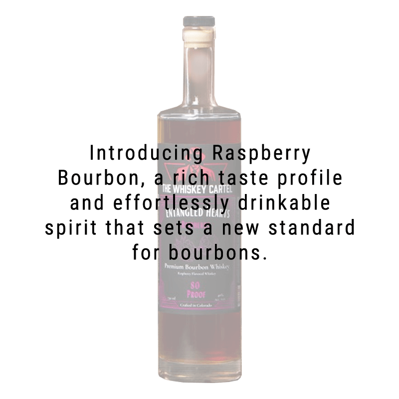 The Whiskey Cartel Entangled Hearts Raspberry Whiskey 750mL