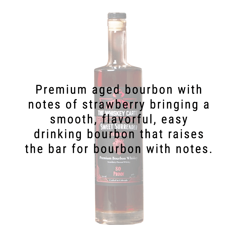 The Whiskey Cartel Sweet Surrender Strawberry Whiskey 750mL