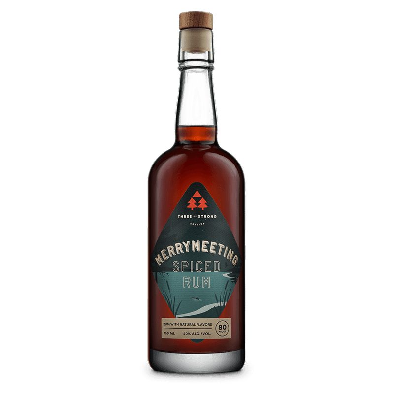 Three of Strong Spirits Merrymeeting Spiced Rum 750mL