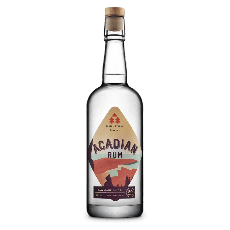 Three of Strong Spirits Acadian Rum 750mL