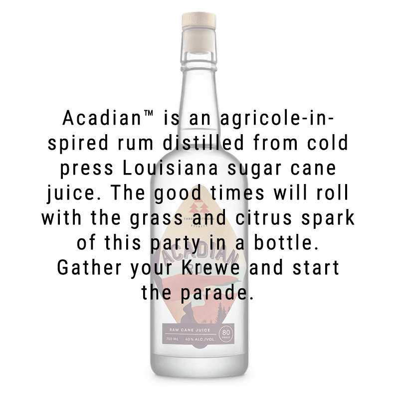 Three of Strong Spirits Acadian Rum 750mL