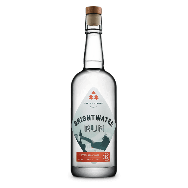 Three of Strong Spirits Brightwater Rum 750mL