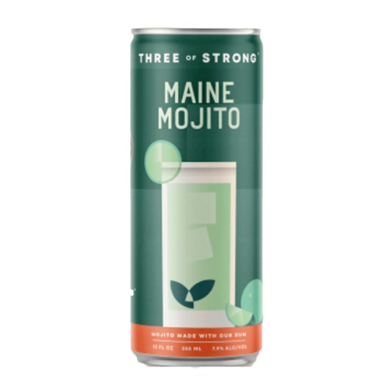 Three of Strong Spirits Maine Mojito 4 pack 12.oz