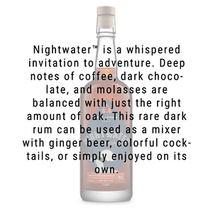 Three of Strong Spirits Nightwater Dark Rum 750mL