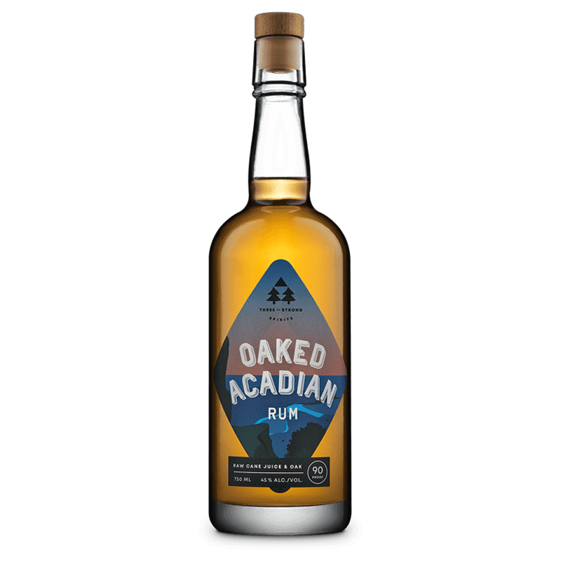 Three of Strong Spirits Oaked Acadian Rum 750mL