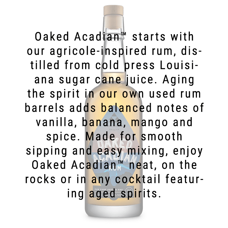 Three of Strong Spirits Oaked Acadian Rum 750mL