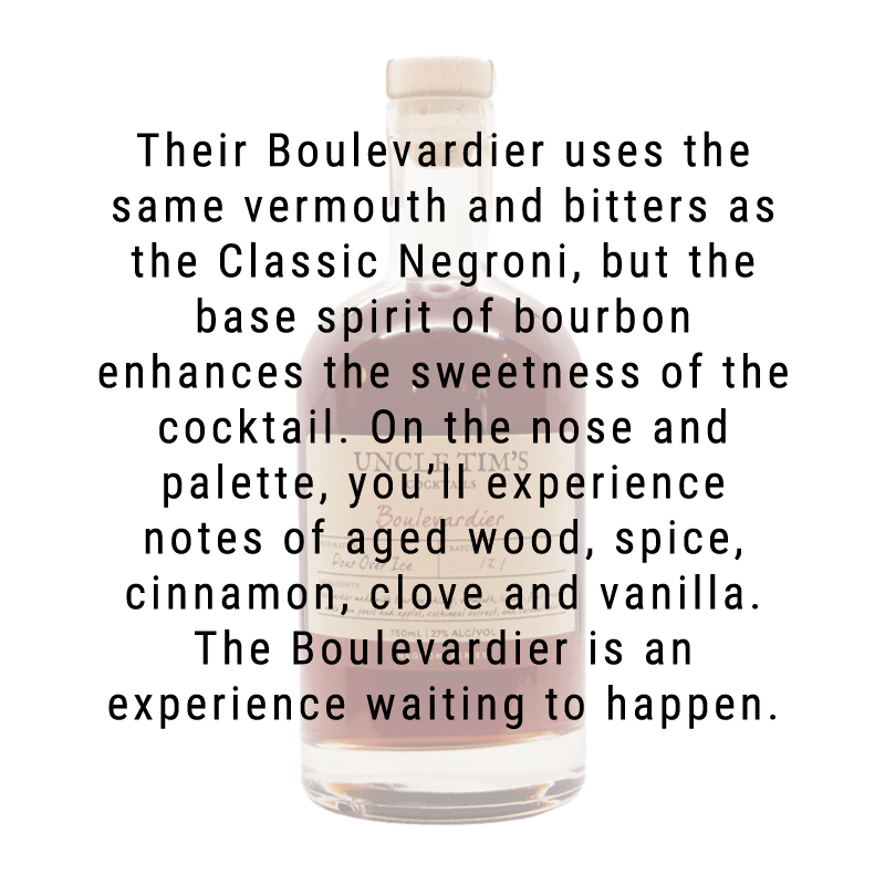 Uncle Tim's Cocktails Boulevardier 750mL