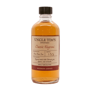 Uncle Tim's Cocktails Classic Negroni 100mL