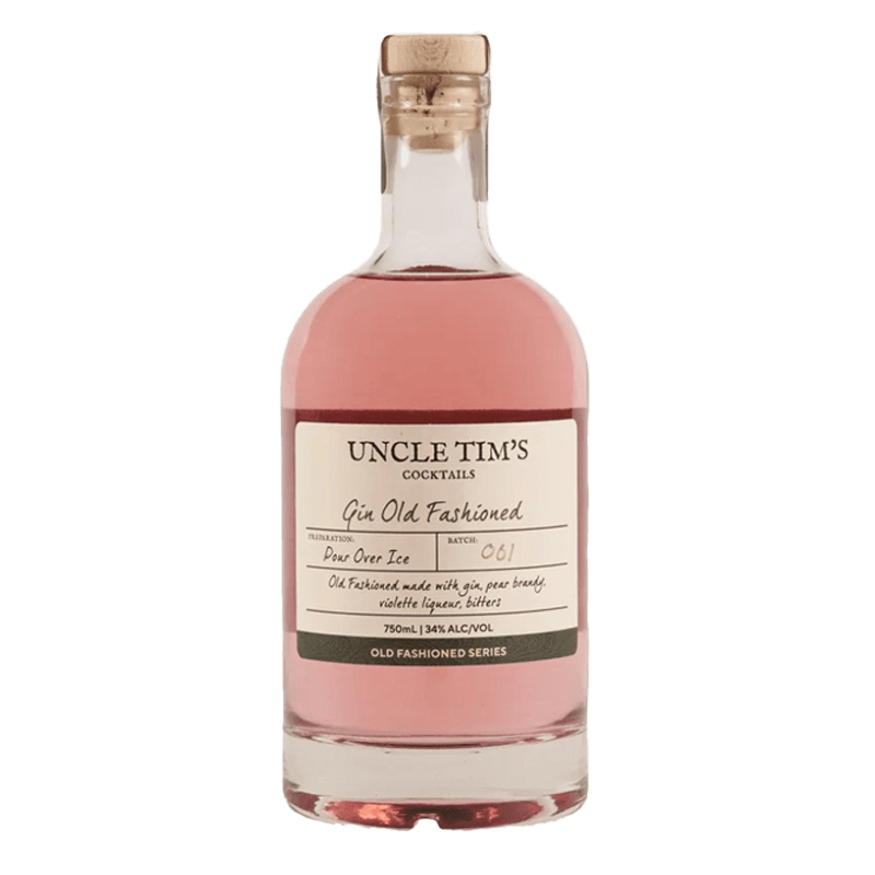 Uncle Tim's Cocktails Gin Old Fashioned 750mL