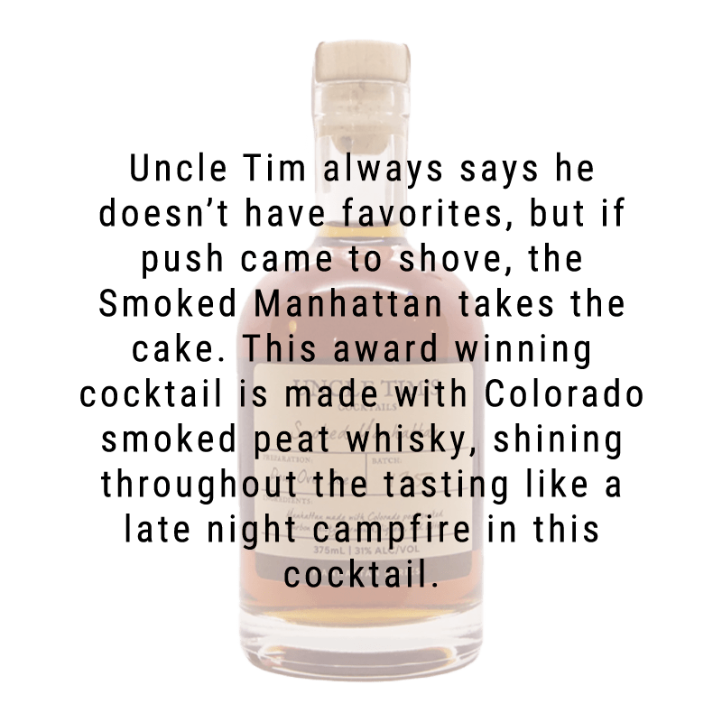 Uncle Tim's Cocktails Smoked Manhattan 375mL