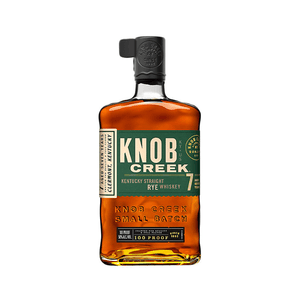 Knob Creek Straight Rye Whiskey 7 Year Small Batch 100 Proof 750ml bottle