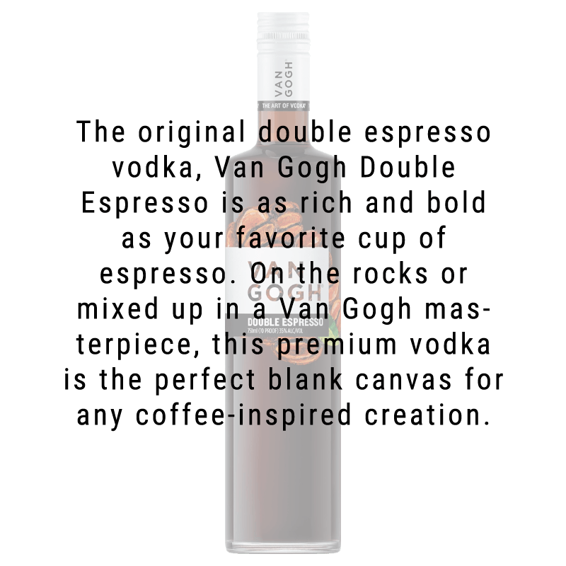Van Gogh Double Espresso Vodka 750ml